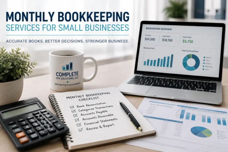 Monthly Accounting Services